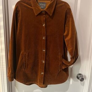 Natural Reflections Brown Corduroy Jacket size L